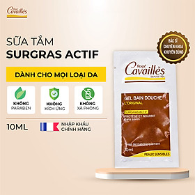 Sữa tắm Rogé Cavaillès dưỡng thể trắng da duy trì độ ẩm và làm sạch nhẹ nhàng gói 10ml