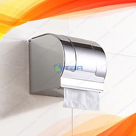 Hộp đựng giấy vệ sinh treo tường inox cuộn nhỏ