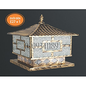 Mua Đèn trụ cổng màu đồng giả cổ D400mm