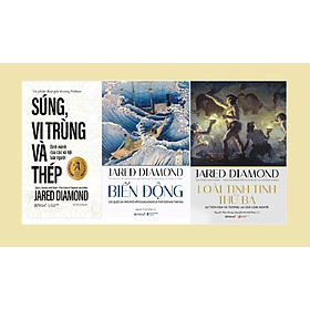 Combo 3 cuốn: Súng vi trùng và Thép + Biến Động + Loài Tinh Tinh Thứ Ba ( Tác giả:  Jared Diamond)