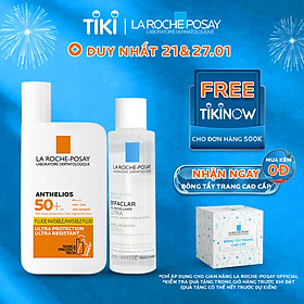 Bộ sữa chống nắng mỏng nhẹ & lâu trôi La Roche-Posay Anthelios Invisible Fluid SPF50+
