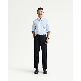 Quần kaki nam màu đen form slimcrop - RT 10S25PCA017 | ROUTINE CÀ MAU