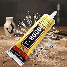 50ml Keo Acrylic E8000 / T8000 Dán Kính Điện Thoại, Dán Giày, Dán Nhựa, Kim Loại, Gỗ, Đá, Thủy Tinh, Da BĂNG KEO HAI MẶT - 25ML