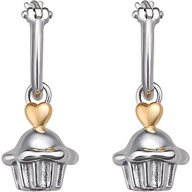 Bông tai trẻ em bạc PNJSilver Gem Melting hình bánh kem 0000C000006