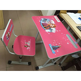 Bộ bàn ghế học sinh Xuân Hòa BHS-13-06 ( Tháo lắp- tăng chỉnh phù hợp theo tư thế)
