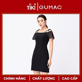 Đầm trễ vai tay phối DA9246 GUMAC