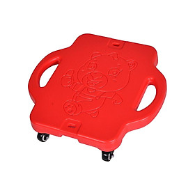 Sport Flat Scooter Portable Board for Basement Activitie Gym