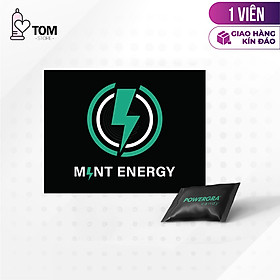 Kẹo bạc hà hỗ trợ nam giới Powergra Mint Energy - 1 viên