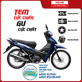 Cận cảnh Honda Wave Alpha 2020 màu trắng đen bạc giá 1779 triệu đồng