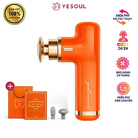 Máy Massage Cầm Tay Mini YESOUL MG12, Massage Cầm Tay 3 Đầu 3 Mức Độ