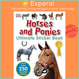 Sách - Horses and Ponies Ultimate Sticker Book by DK (UK edition, paperback)