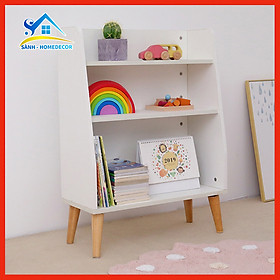 Mua Kệ để đồ chơi cho bé gỗ An Cường  kệ sách  kệ quần áo đẹp cho bé - KEB-02- Sành - home decor