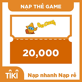 Hình ảnh Mã thẻ game OnCash 20K