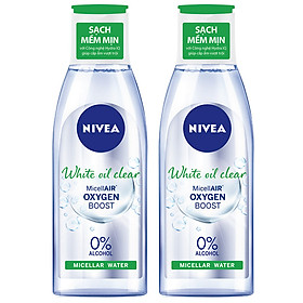 Combo 2 Nước Tẩy Trang Giúp Kiểm Soát Nhờn Và Mụn Nivea Make Up Clear (125ml*2)
