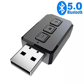 Mua USB Bluetooth 5.0 Bộ Thu Phát Âm Thanh Rảnh Tay Mini Bộ Phát Không Dây Có Mic AUX RCA Giắc Cắm Âm Thanh Nổi 3.5MM Cho Máy Vi Tính TV Xe Hơi Tặng chọc sim