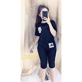 SET BỘ THUN NỮ,THIẾT KẾ HỌA TIẾT XINH XẮN,CHẤT LIỆU VÃI CO GIẢN VÀ MỀM MỊN 1HIT1 FASHION
