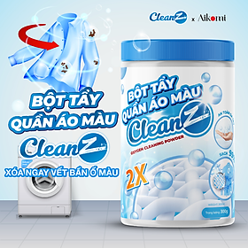 Bột tẩy quần áo màu CleanZ 300g đánh bay vết bẩn, ố màu giúp làm sạch quần áo như mới