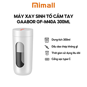Mua Máy xay sinh tố cầm tay GAABOR GF-M40A dung tích 300ML - Hàng chính hãng
