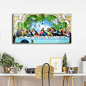 Mua Tranh Đồng Hồ Treo Tường Trang Trí - Đồng Hồ Họa Tiết Công Giáo Cao Cấp