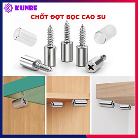 Mua Chốt Đợt Bọc Cao Su KUNBE Chốt Đỡ Kệ Tủ Kệ Gỗ Dễ Dàng Lắp Đặt