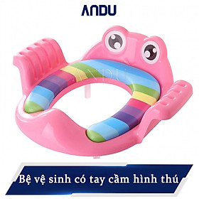 Mua Bệ Vệ Sinh Có Tay Cầm  Bệ Ngồi Toilet Hình Thú Dễ Thương Cao Cấp Cho Bé Yêu