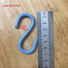 MÓC TREO CHỨ S NHỰA LOẠI NHỎ 8 CÁI 1 BỊCH - TN740