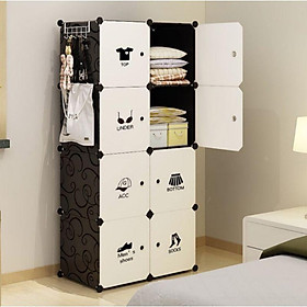 Mua TỦ NHỰA LẮP GHÉP THÔNG MINH 8 Ô sâu 47 ( chọn hình theo phân loại) bảo hành 1 năm