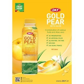 Nước lê vàng lô hội OKF Hàn Quốc 500ml