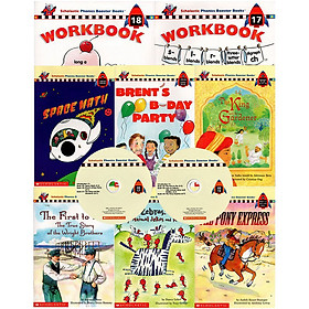 Scholastic Phonics Booster Books : Box Set Level 9 (Include 6 Books, 2 Workbooks and 2 Audio CDs)