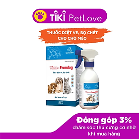 Chai Xịt Ve Rận Chó Mèo Vime-Frondog 250ml