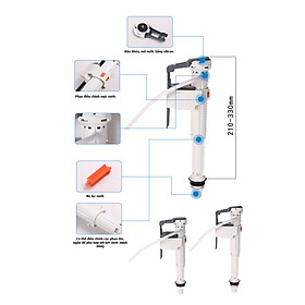 Mua Cọc phao cấp nước dùng cho bồn cấu (dùng cho cả bệt két liền và két rời)