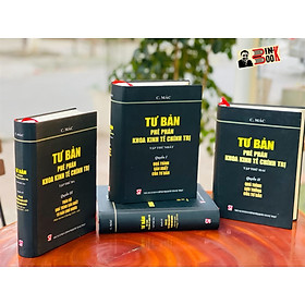 Hình ảnh sách (Bìa cứng) (Bộ 4 cuốn) TƯ BẢN PHÊ PHÁN KHOA KINH TẾ CHÍNH TRỊ - C. Mác – NXB Chính Trị Quốc Gia Sự Thật