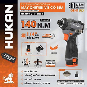 MÁY CHUYÊN VÍT 16V G1-V141LUX HUKAN -HÀNG CHÍNH HÃNG