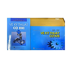 Sách - Combo Vẽ kỹ thuật cơ khí tập 2 + bài tập (DN)