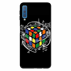 Ốp lưng in cho Samsung A7 - 2018 Rubik Toán Học