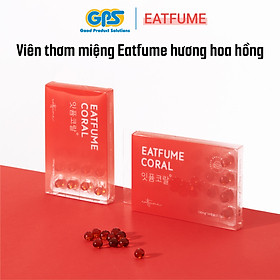 Kẹo thơm miệng hương hoa hồng Eatfume Coral chăm sóc hơi thở 24 viên vỉ