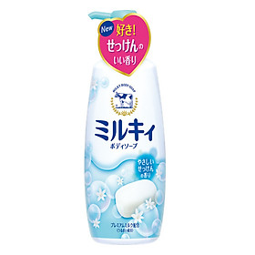 Sữa tắm hương hoa cỏ milky body soap Cow - Chai 550ML