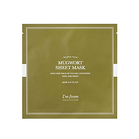 Mặt Nạ Giấy Chiết Xuất Ngải Cứu I'm From Mugwort Sheet Mask 23ml