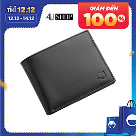 Bóp Ví Nam Da Bò Thật 4U Dáng Ngang Cao...