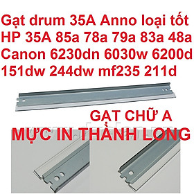 Gạt lớn Gạt Drum 35A hàng chính hãng Alphacartridge dành cho hộp mực 48A 79A 78A 83A 85A Crg 337 325 326 328 312