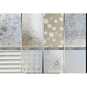 Mua CUỘN DECAL DÁN KÍNH MỜ HỌA TIẾT  GIẤY GIÁN KÍNH KHỔ 45X200CM