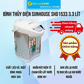 Mua Bình thủy điện Sunhouse SHD1533 3.3 lít - Hàng Chính Hãng