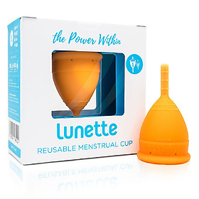 Cốc Nguyệt San Lunette, Phần Lan - Màu Cam - Vật liệu 100% sillicon y tế cao cấp đạt tiêu chuẩn FDA (Mỹ), TGA (Úc), Chứng nhận Vegan - Hàng chính hãng, Sản xuất tại Phần Lan, Thương hiệu cốc nguyệt san được yêu thích tại hơn 50 quốc gia