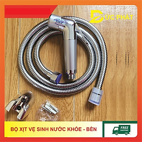 Mua Bộ vòi xịt vệ sinh  vòi xịt nhà tắm siêu bền  nước khoẻ hãng D&P đủ dây và cài gắn tường