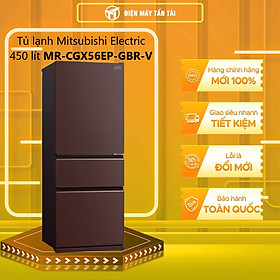 Tủ lạnh Mitsubishi Inverter 450 lít MR-CGX56EP-GBR-V - Hàng chính hãng (chỉ giao HCM)