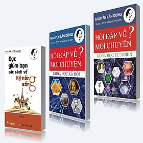 COMBO: Đọc giùm bạn các sách về kỹ năng sống, Hỏi đáp về mọi chuyện (khoa học tự nhiên), Hỏi đáp về mọi chuyện (khoa học xã hội)