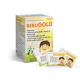 THỰC PHẨM BẢO VỆ SỨC KHỎE CỐM VI SINH BEBUGOLD