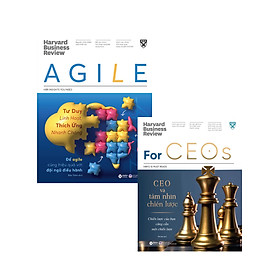 Combo Sách HBR: Agile - Tư Duy Linh Hoạt, Thích Ứng Nhanh Chóng + For CEOS - CEO Và Tầm Nhìn Chiến Lược (Bộ 2 Cuốn) - AL