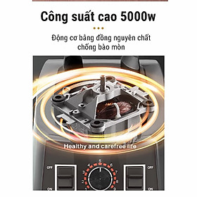 Mua Máy xay sinh tố công nghiệp đa năng SOKANY 5000W BH 12 tháng 2 cối nhựa ABS cao cấp chịu nhiệt tốt - SK666 -HÀNG CHÍNH HÃNG- DELIYA