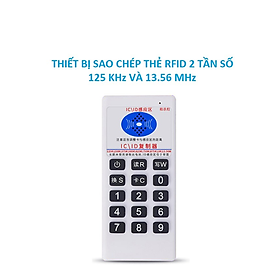 Combo thiết bi sao chép thẻ thẻ từ RFID CD05 và 10 thẻ RFID trắng sao chép được,  hỗ trợ sao chép thẻ RFID 2 tần số 125 Khz và 13.56 MHz, sao chép thẻ chung cư, thẻ thang máy, thẻ ra vào, thẻ kiểm soát truy cập - ATDTECH